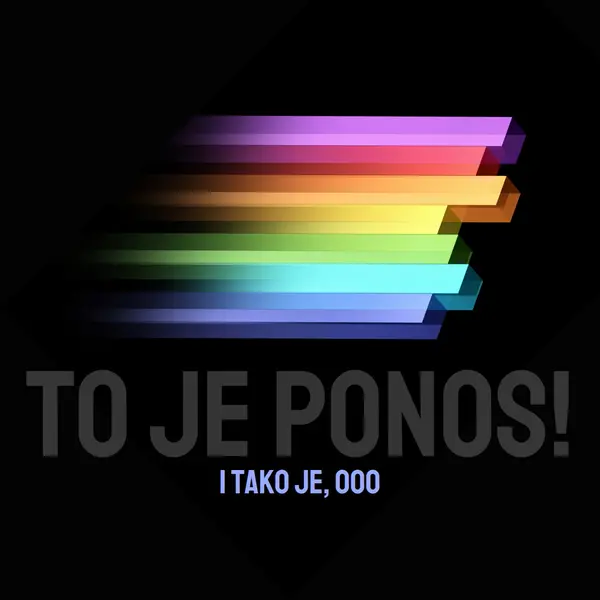 Proslavite svoj ponos black modern-bold