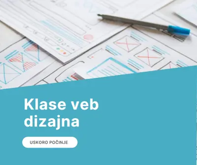 Klase veb dizajna blue modern-simple