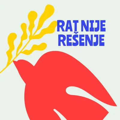 Zadržite mir red vintage-retro