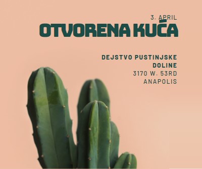 Otvorena kuća 3. aprila pink modern-simple