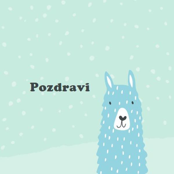 Pozdravi green whimsical-color-block