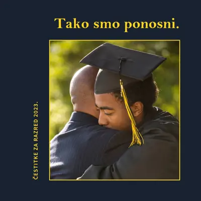 Tako smo ponosni black modern-simple