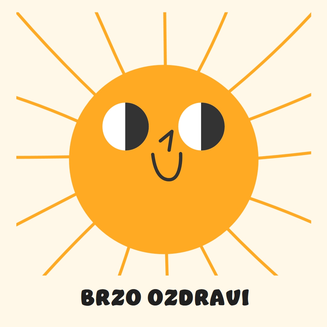 Šaljemo sunce yellow vintage-retro