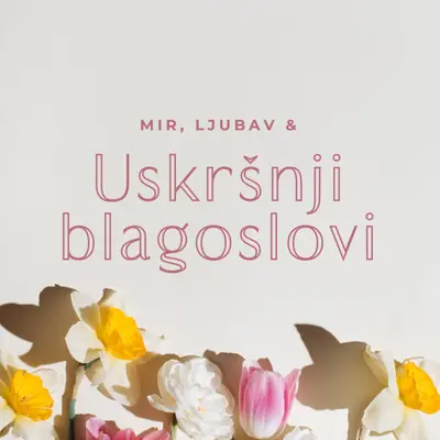 Uskršnji mir i ljubav gray modern-simple