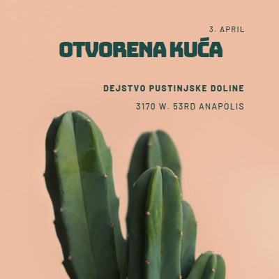 Otvorena kuća 3. aprila pink modern-simple