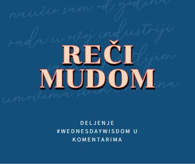 Reжi mudrim. blue modern-simple