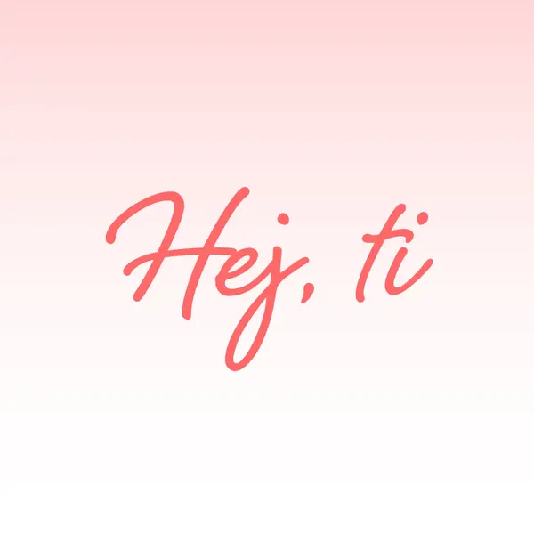Recite hej pink modern-simple