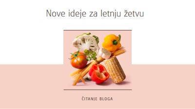 Letnja žetva pink modern-simple