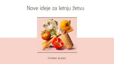Letnja žetva pink modern-simple