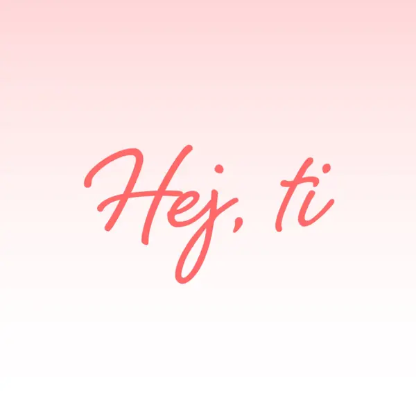 Recite hej pink modern-simple