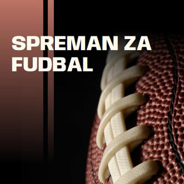 Spreman za fudbal brown modern-simple