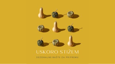 Baštovana zabava yellow modern-simple