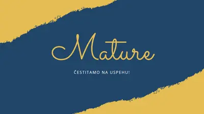 Diplomski ushićenje yellow modern-simple