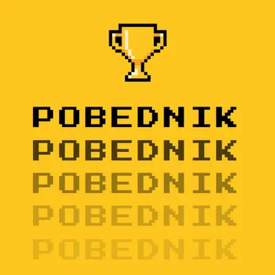 Život trofeja yellow vintage-retro