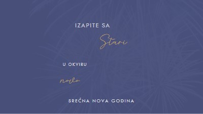 Svetlo noći blue modern-simple