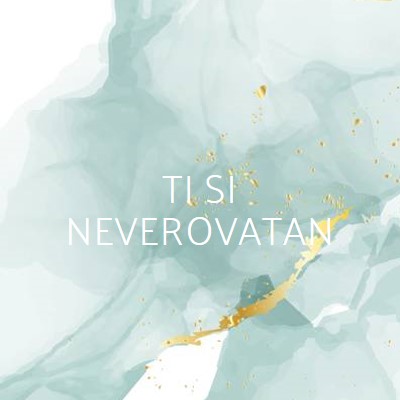 Neverovatan si blue modern-simple