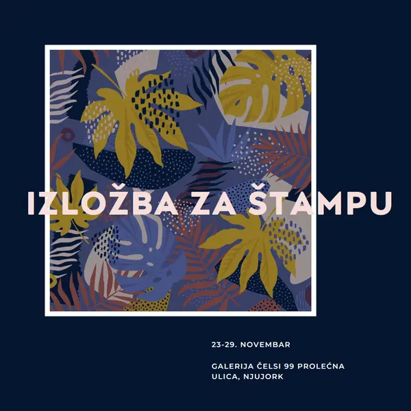 Promena lišća blue modern-simple