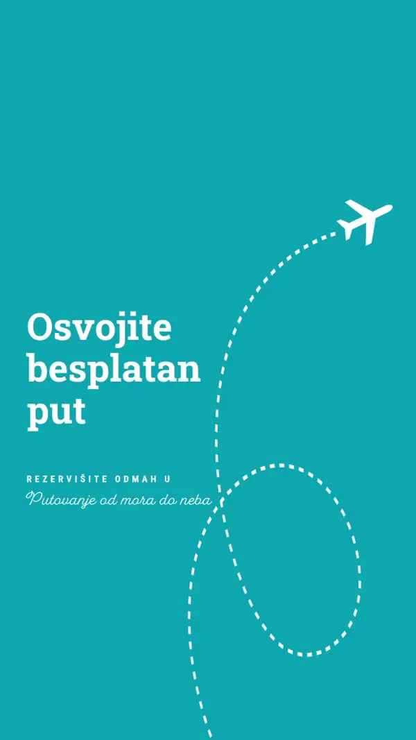 Putanja leta blue modern-simple