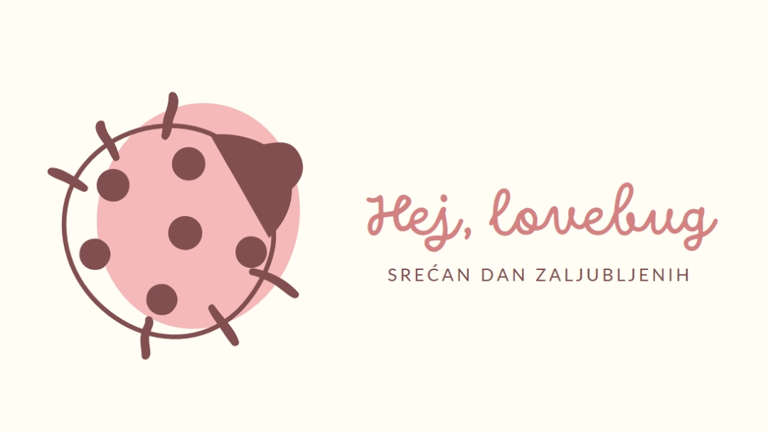 Hej, lovebug white whimsical-line