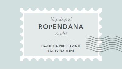 Divan rođendan blue modern-simple