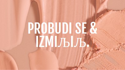 Probudi se & izmiљiљ. pink modern-simple