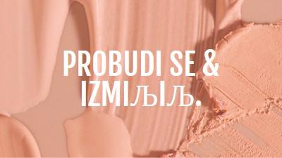 Probudi se & izmiљiљ. pink modern-simple