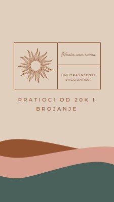 20k pratilaca i brojanje pink organic-boho