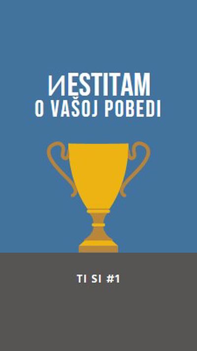 Trofejna soba blue modern-bold