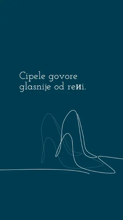 Živjenje visokog života blue whimsical-line