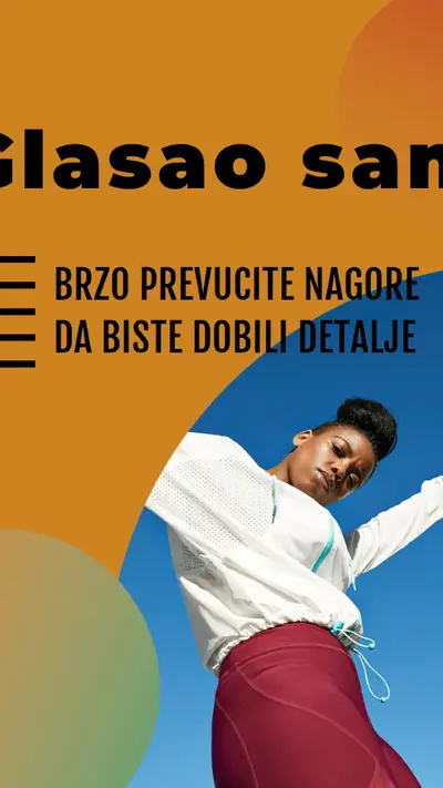 Budite čuli orange modern-bold