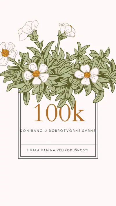 Obilje zahvalnosti white vintage-botanical