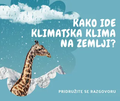 Hajde da razgovaramo o klimatskim promenama blue whimsical-color-block