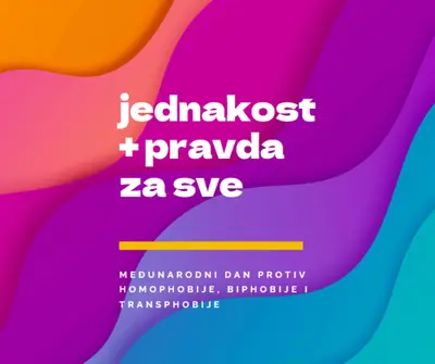 Počastvovanje međunarodnog dana protiv homofabije purple modern-bold