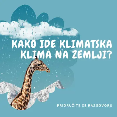 Hajde da razgovaramo o klimatskim promenama blue whimsical-color-block
