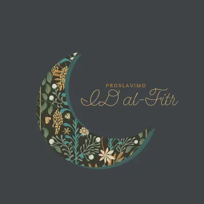 Proslava Ajda Al-Fitra black modern-simple