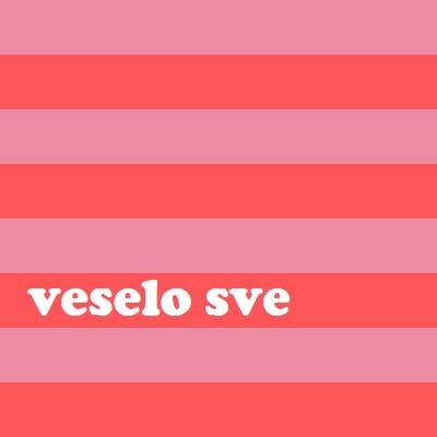 Sve je veselo pink modern-bold