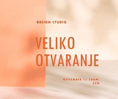 Meko pokretanje orange modern-bold