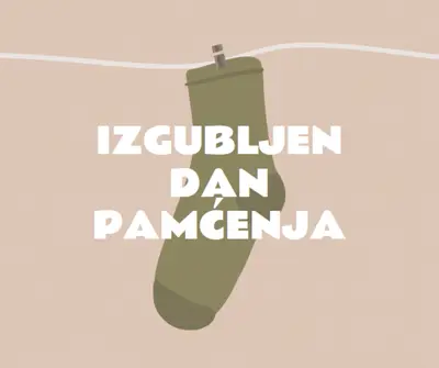 Memorijalni dan izgubljene šou-pošte brown whimsical-color-block