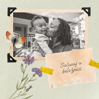 Sentibook sentiments green vintage-botanical