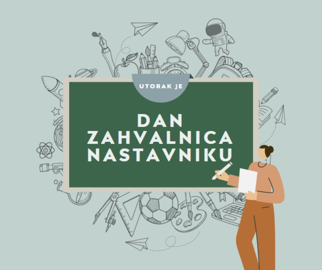 Zahvalno nastavnicima green modern-color-block