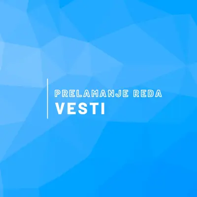 Veliki prelom blue modern-bold