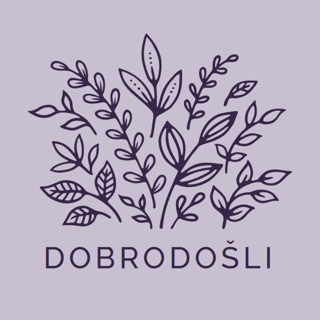 Zdravo purple whimsical-line