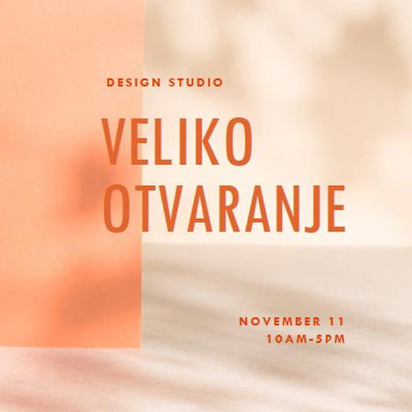 Meko pokretanje orange modern-bold