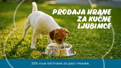 Prodaja hrane za kućne ljubimce green organic-simple
