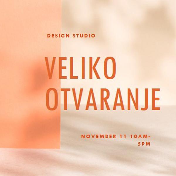 Meko pokretanje orange modern-bold