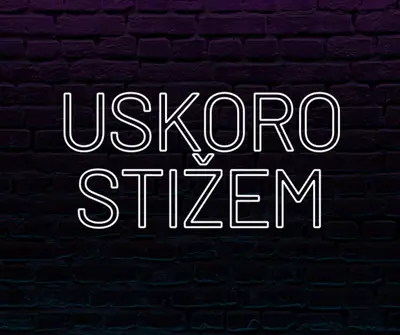 Uskoro stiže za vas purple modern-bold