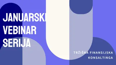 Januarski vebinar serija blue modern-bold