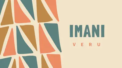 Proslava Imani orange whimsical-color-block