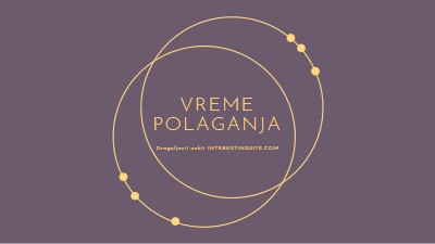 Vreme je za polaganje purple modern-simple