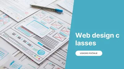 Klase veb dizajna blue modern-simple